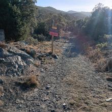chemin des 14 croix par le puig de Feixes