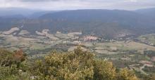 Serre de Maury - vue Cucugnan